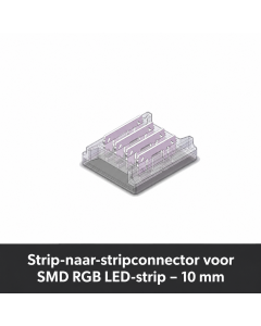 Strip-til-strip-stik til SMD RGB LED-strip – 10 mm
