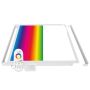 LED-panel 62x62 cm | 40W | RGB+W (4000K) | Dæmpbar | Fjernbetjening – billede 2
