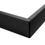 LED-panel med påbygningsramme 60x60 cm sort – billede 4