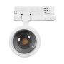 LED-skinnespot Pava Point til 3-faset skinne 6–20W K4000 CRI90 8–45° – Hvid – billede 2