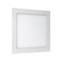 LED-indbygningspanel firkantet 17 x 17 cm 12W K6000 820 lm – Hvid
