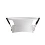 Indbygningsspot GU10 – rund – hvid – IP20 – Ø86×41 mm – uden lyskilde – billede 4