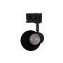 3-faset skinnespotlight GU10 sort – 80×140×180 mm – billede 6