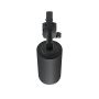 3-faset skinnespotlight GU10 sort – 57×101×169 mm – billede 4