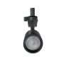 3-faset skinnespotlight GU10 sort – 57×101×169 mm – billede 6