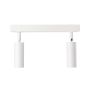 Påbygningsspot MR11 2 hoveder – hvid – drejelig – IP20 – 260×54×160 mm – uden lyskilde – billede 2