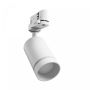 3-faset skinnespotlight GU10 hvid – 60×101×169 mm