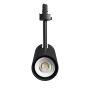 3-faset skinnespotlight GU10 sort – 65×160×232 mm – billede 3