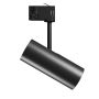 3-faset skinnespotlight GU10 sort – 65×160×232 mm – billede 4