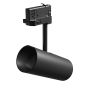 3-faset skinnespotlight GU10 sort – 65×160×232 mm – billede 5