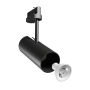 3-faset skinnespotlight GU10 sort – 65×160×232 mm – billede 6
