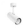 Påbygningsspot GU10 – hvid – IP20 – 65×160×232 mm – uden lyskilde