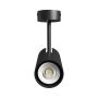 Påbygningsspot GU10 – sort – IP20 – 65×160×232 mm – uden lyskilde – billede 3