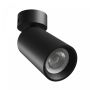 Påbygningsspot GU10 – sort – IP20 – 60×135 mm – uden lyskilde