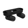 Påbygningsspot GU10 2 hoveder – sort – IP20 – 220×70×135 mm – uden lyskilde – billede 5
