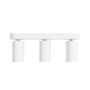 Påbygningsspot GU10 3 hoveder – hvid – IP20 – 350×70×135 mm – uden lyskilde – billede 2