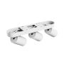 Påbygningsspot GU10 3 hoveder – hvid – IP20 – 350×70×135 mm – uden lyskilde – billede 4