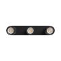 Påbygningsspot GU10 3 hoveder – sort – IP20 – 350×70×135 mm – uden lyskilde – billede 4