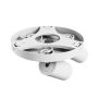 Påbygningsspot GU10 3 hoveder – rund – hvid – IP20 – 220×134 mm – uden lyskilde – billede 4
