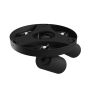 Påbygningsspot GU10 3 hoveder – rund – sort – IP20 – 220×134 mm – uden lyskilde – billede 5