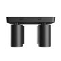 Påbygningsspot GU10 4 hoveder – firkantet – sort – IP20 – 220×220×134 mm – uden lyskilde – billede 3