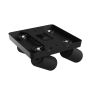 Påbygningsspot GU10 4 hoveder – firkantet – sort – IP20 – 220×220×134 mm – uden lyskilde – billede 5
