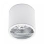 Påbygningsspot AR111 GU10 – rund – hvid – IP44 – 118×114 mm – uden lyskilde