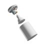 Påbygningsspot GU10 – rund – hvid – IP44 – 70×90 mm – uden lyskilde – billede 6