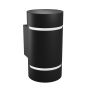 Væglampe G9 – rund – sort – IP20 – 80×150 mm – uden lyskilde – billede 3