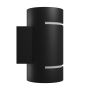 Væglampe G9 – rund – sort – IP20 – 80×150 mm – uden lyskilde – billede 4