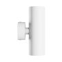Væglampe GU10 2 hoveder – rund – hvid – IP20 – 55×160×90 mm – uden lyskilde – billede 3