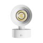 Væglampe GU10 2 hoveder – rund – hvid – IP20 – 55×160×90 mm – uden lyskilde – billede 4