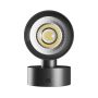 Væglampe GU10 2 hoveder – rund – sort – IP20 – 55×160×90 mm – uden lyskilde – billede 4