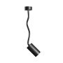 GU10-vægspot med fleksibel arm 410 mm – IP20 – sort – billede 3