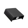 LED væglampe 2W CCT op/ned IP54 sort – billede 5