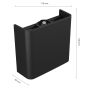 LED væglampe 2W CCT op/ned IP54 sort – billede 6