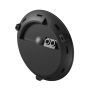 Loftlampe E27 – rund – sort – IP65 IK08 – Ø300×90 mm – uden lyskilde – billede 5