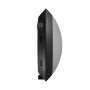 Loftlampe E27 – rund – sort – med bevægelsessensor – IP65 IK08 – Ø300×90 mm – uden lyskilde – billede 4
