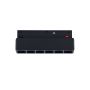 LED gitterlampe til skinne 6W K2700 48V 110 mm Sort – billede 2