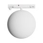 LED globelampe til smal skinne 7W K3000 48V Ø100 mm Hvid – billede 2