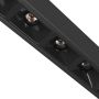 LED-gitterlampe til smal skinne 6W K3000 48V 100 mm Sort – billede 5
