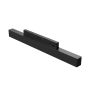 LED gitterlampe til smal skinne 12W K3000 48V 196 mm Sort – billede 4