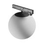 LED globelampe til smal skinne 7W K3000 48V Ø100 mm Sort – billede 4