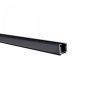 3-faset skinne 2 meter sort