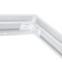 LED-panel overflademonteringsramme 620x620x43 hvid – billede 3