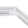 LED-panelramme til overflademontering 300x1200x43 hvid – billede 4