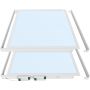 LED-panel overflademonteringsramme 620x620x58 hvid – billede 6