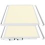 LED-panel overflademonteringsramme 620x620x58 hvid – billede 7