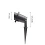 Havespot med jordspyd GU10 – Aluminium – Sort – IP65 – Vipbar – 98 x 185 mm – billede 4