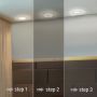 LED loftlampe rund 12,5W 3000K IP44 – varm hvid – billede 2